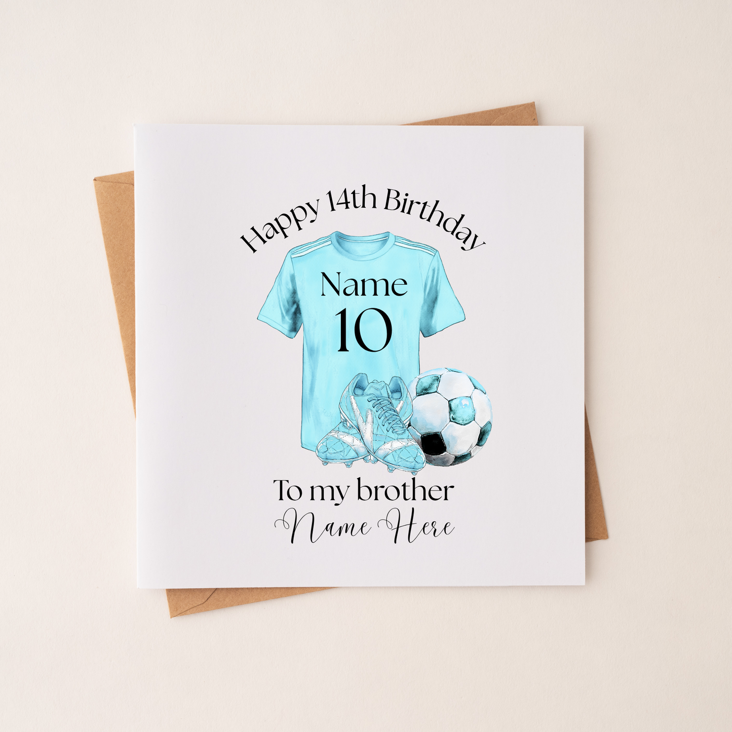 Football Shirt Birthday Card