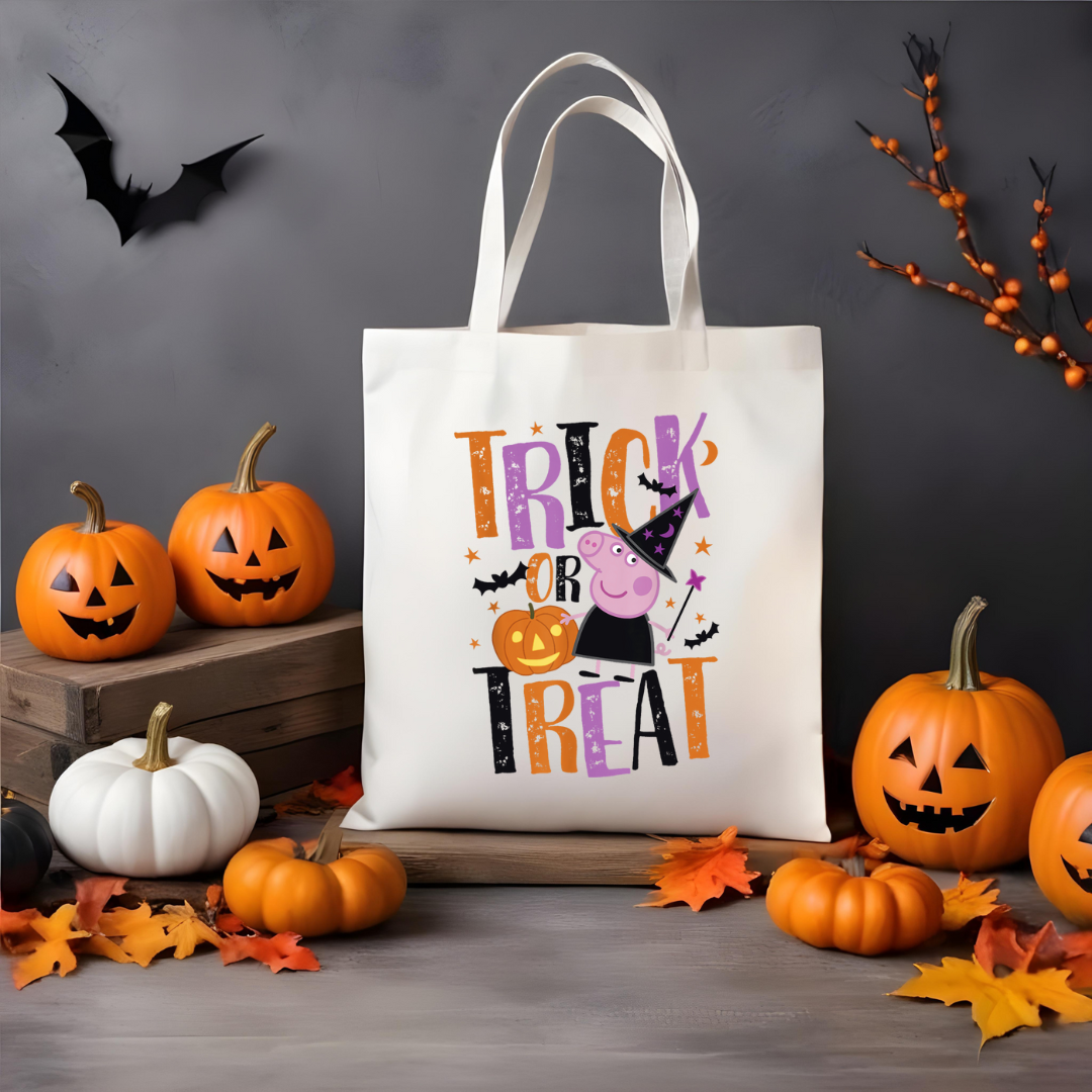 Peppa Trick Or Treat Tote Bag