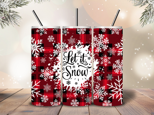 Let It Snow 20oz Tumbler