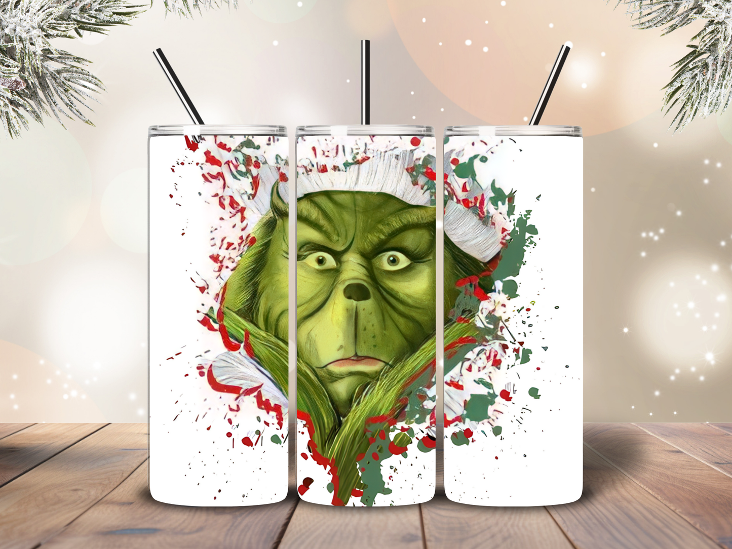 Grinch Style 20oz Tumbler