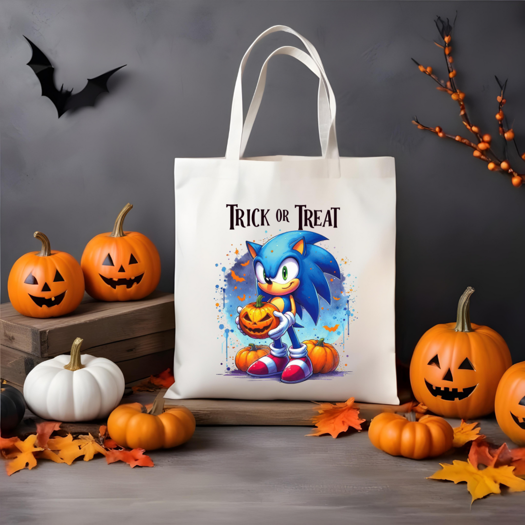 Sonic Trick Or Treat Tote Bag