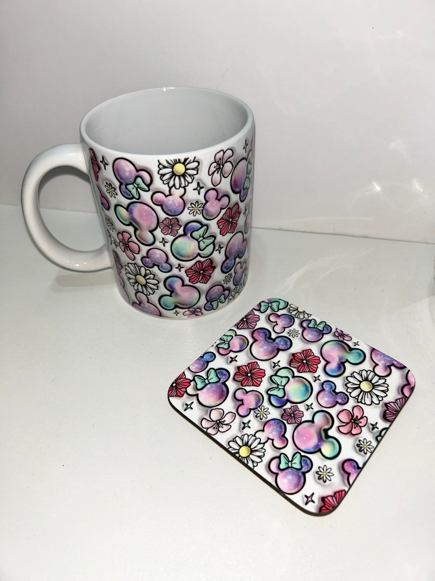 Minnie mug and coaster set