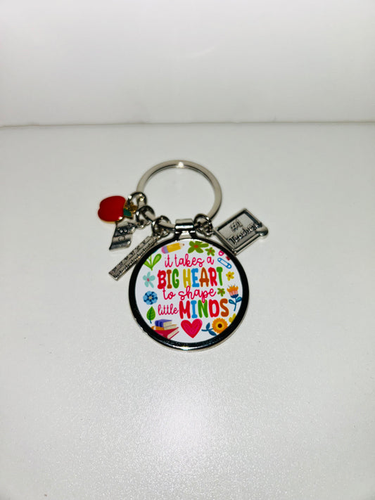 #1 Teacher Keyring