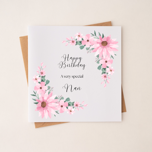 Floral Birthday Card