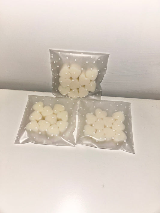 10 mini heart Wax Melts