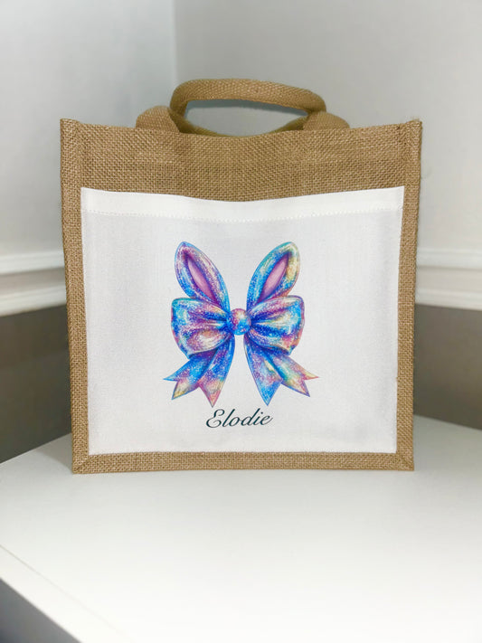 Easter Tote Bag Girl Design