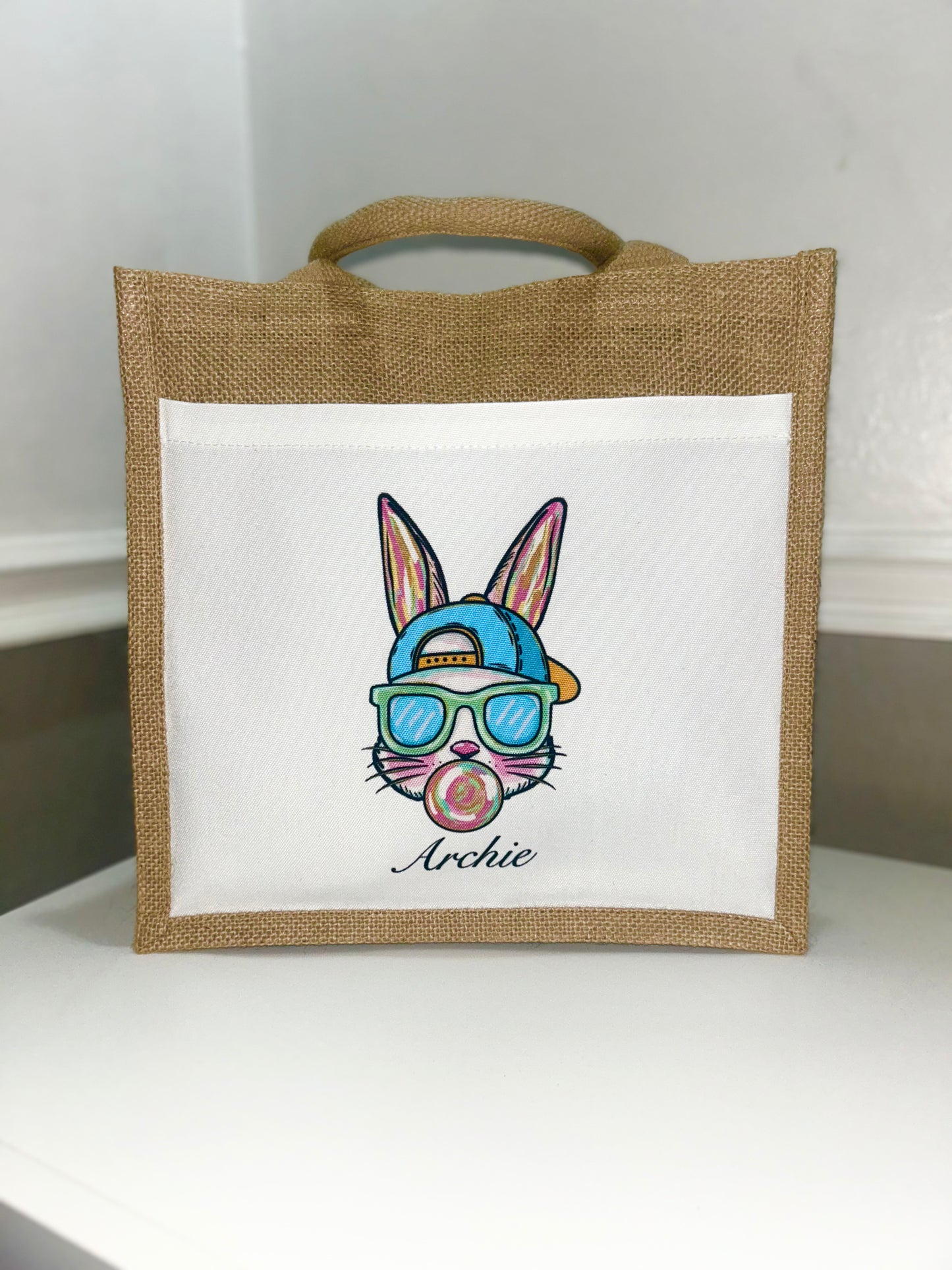Easter Tote Bag Boy Design