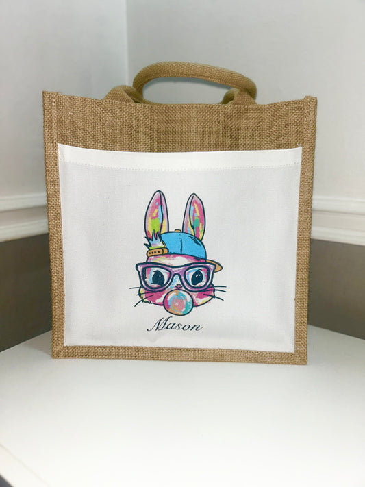 Easter Tote Bag Boy Design